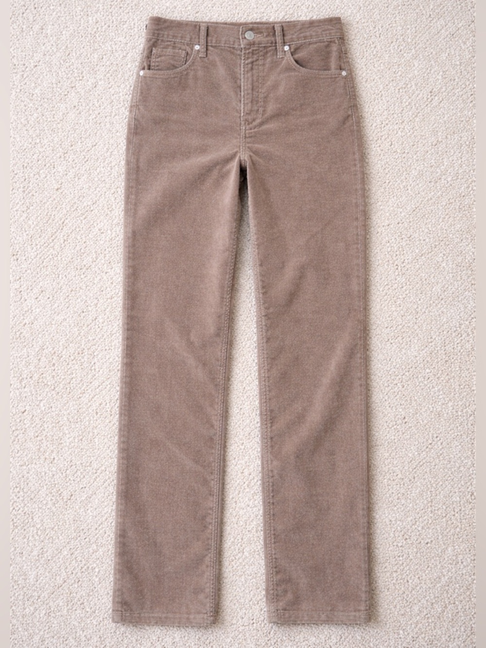 Gap Factory High Rise Corduroy Pants Womens 8 Tan Straight Leg 90s Style